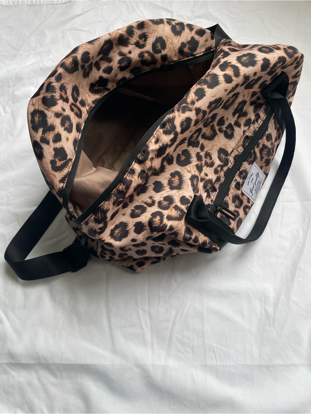Leopard Print Weekender Bag - Unbranded